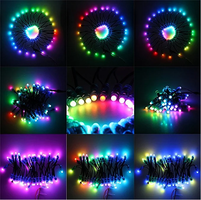 Wholesale 12mm WS2811 IC Full Color Pixel LED Light DC 5V input IP68 waterproof 2811 RGB Digital LED Pixel Light
