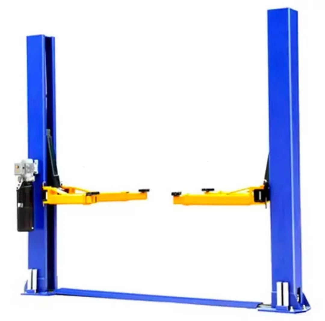 Hydraulic two post double level lift parking auto stacker for residential and public use
