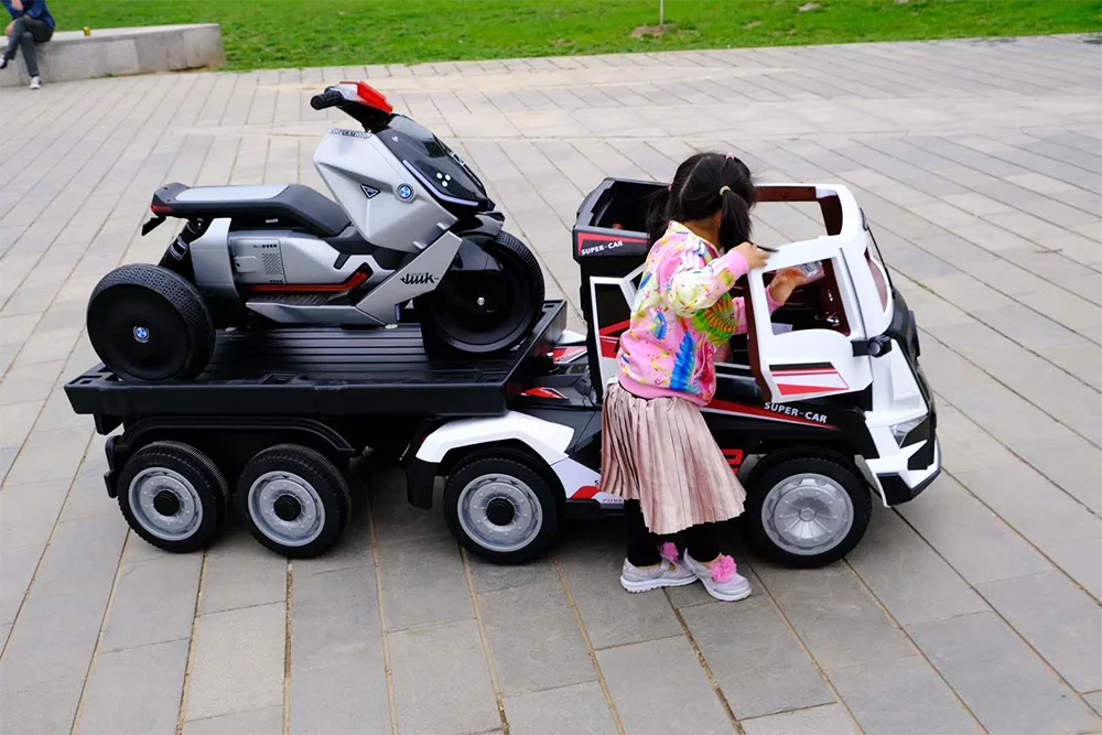 
Hot Selling Kids Electric Toy Car Children Truck Two Seats Toy Electric Car Big Baby Ride On Car 