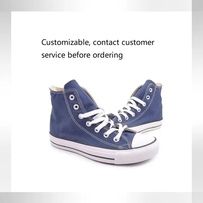 High Top Canvas Shoes Lovers Shoes Simplicity Trendy Shoes for Students