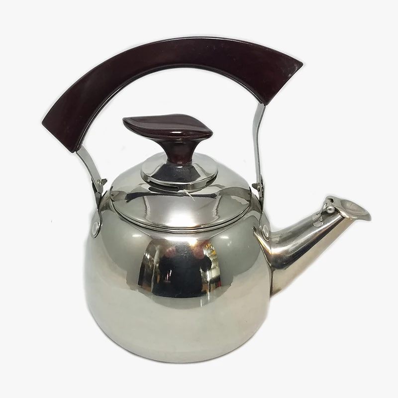 Stainless Steel Stovetop Tea Water Kettlel with Bakelite Handle Whistling water Kettle pour over coffee gas and induction