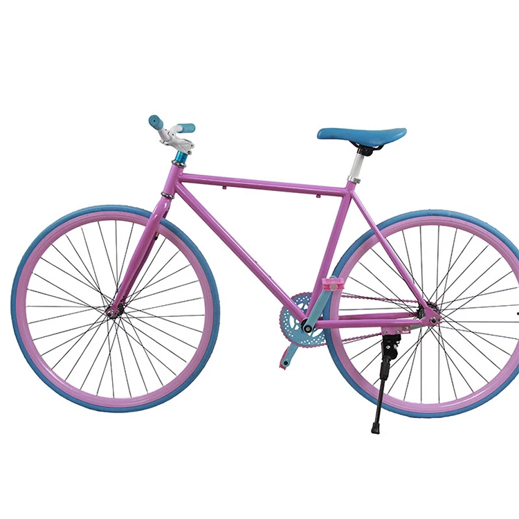 Beautiful 700C gray fixed gear Best Selling Made in China xe dap fixed gear with Nice Model and V Brake System