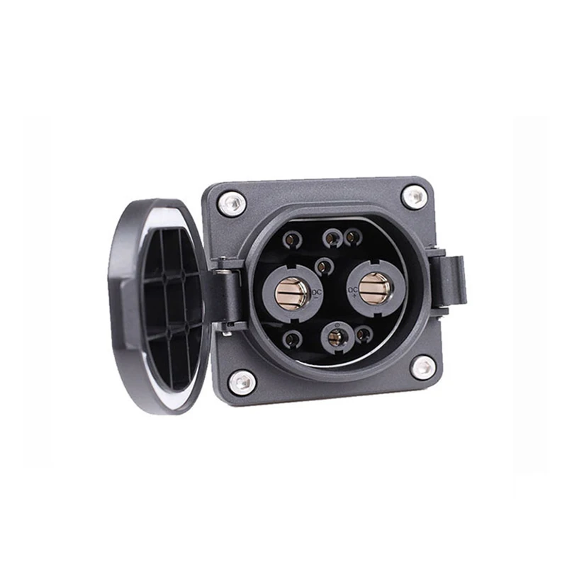 2024 Portable ev charger socket gbt dc 250a car fast charging socket for tesla vw id