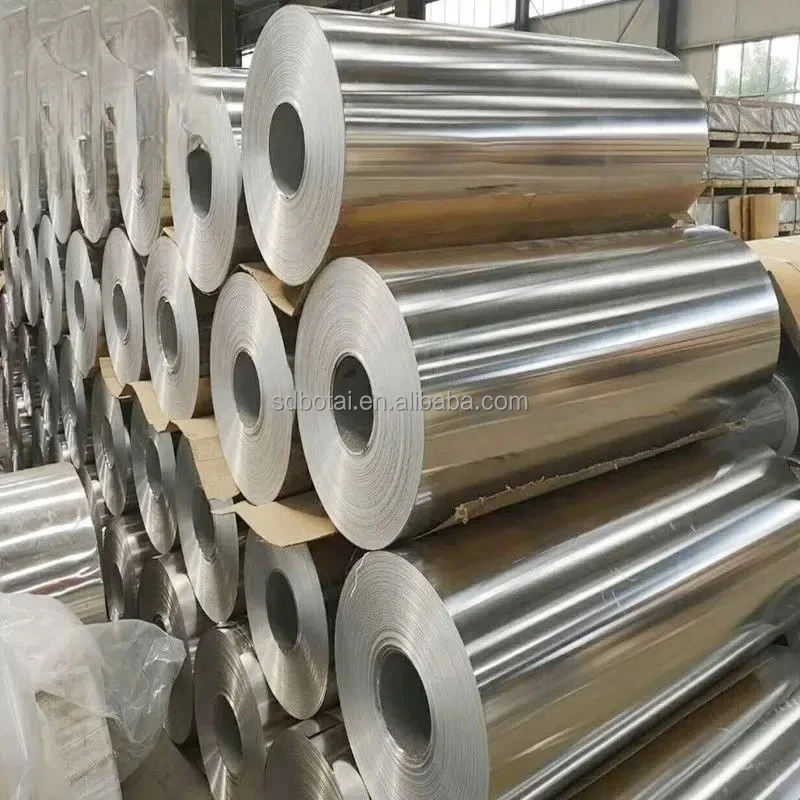 Factory Sold 30cm Household Aluminium Foil Paper Roll 3003 8011 Low Price Disposable For Food Pack ODM OEM