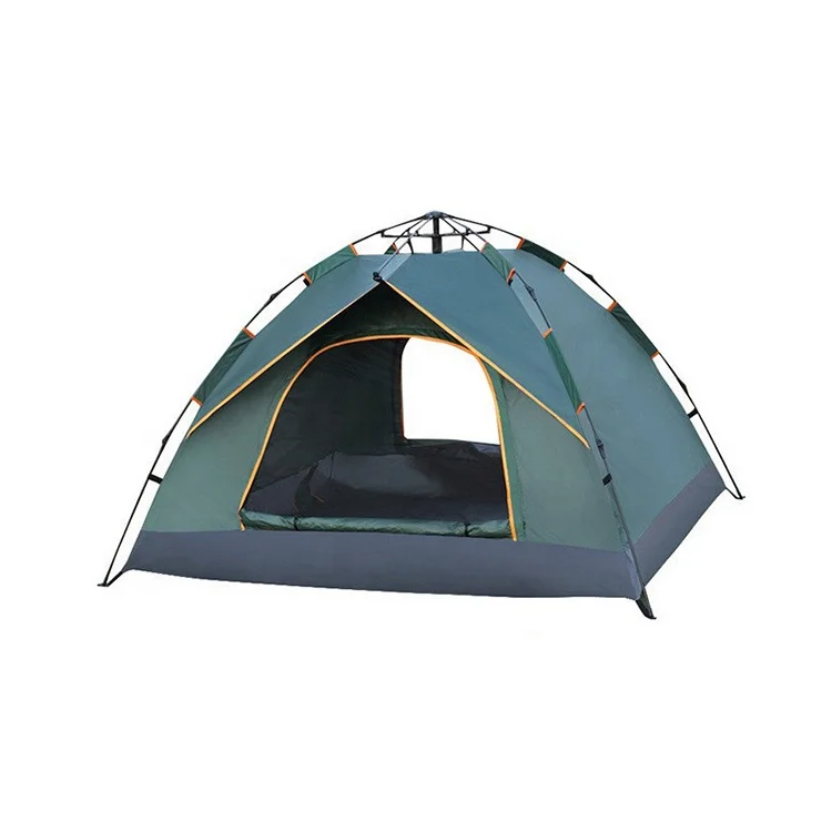 Outdoor 4 Person Foldable Portable Winter Automatic Camp Tents Family Beach Glamping Waterproof Pop Up Camping Tent