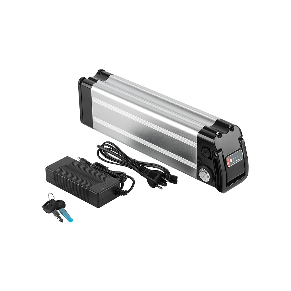 Long cycle Silverfish type seat tube e batterie velo 37v 10ah e bike battery xh370 10j