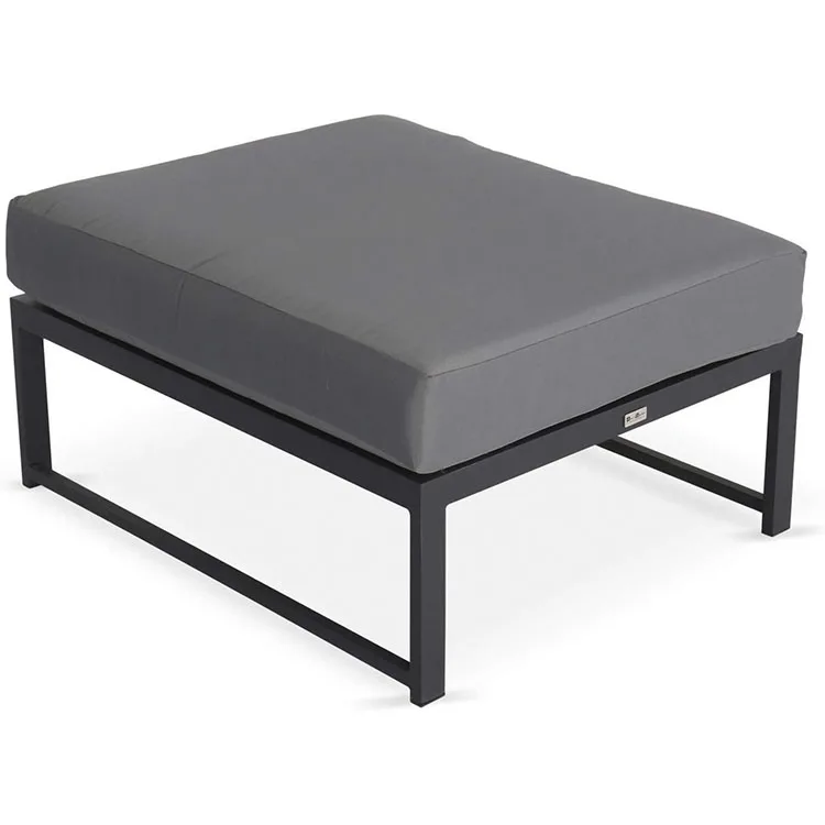 
Black L shape all aluminum unique outdoor sectional sofa garden furniture outdoor corner garden sofa set 