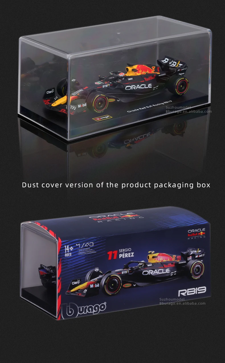 1:43 Bburago F1 2023 #1 Макс модель автомобиля из сплава верстаппен игрушечной формулы один коллекция Redbull RB19