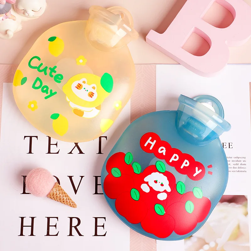 Water Injection Color Changing Hot Water Bag Winter Warming Hot Compress PVC Hand Warmer