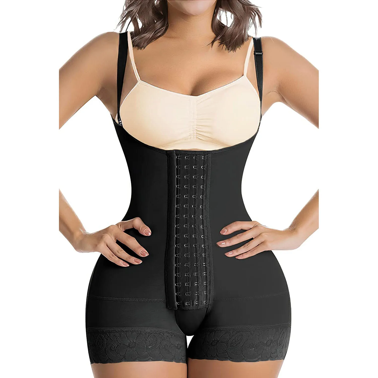 wholesale bbl colombian girdles garments high waist butt lifter panty colombianas post surgery Shorts for women