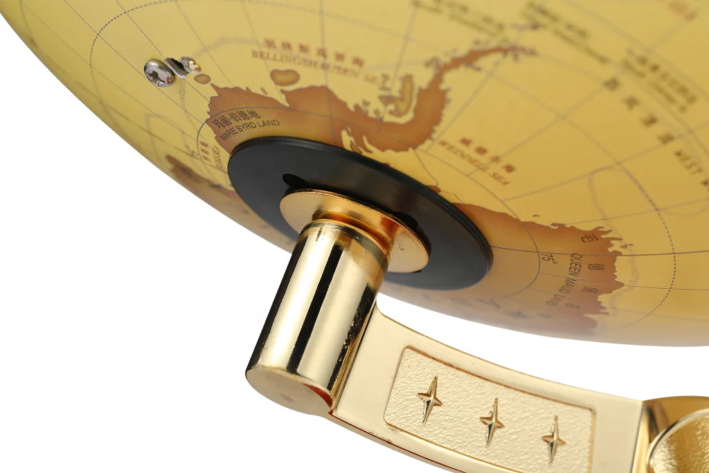 Factory Wholesale Large Earth Globe Desktop Globe Terrestre with Chargeable LED Lighting for Decoration & Education