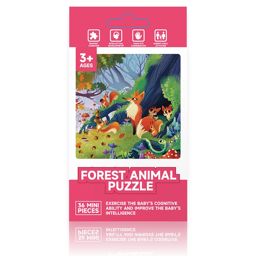 High quality jigsaw Animal Dinosaur Ocean puzzle animal puzzle custom puzzle jigsaw kids toy educational