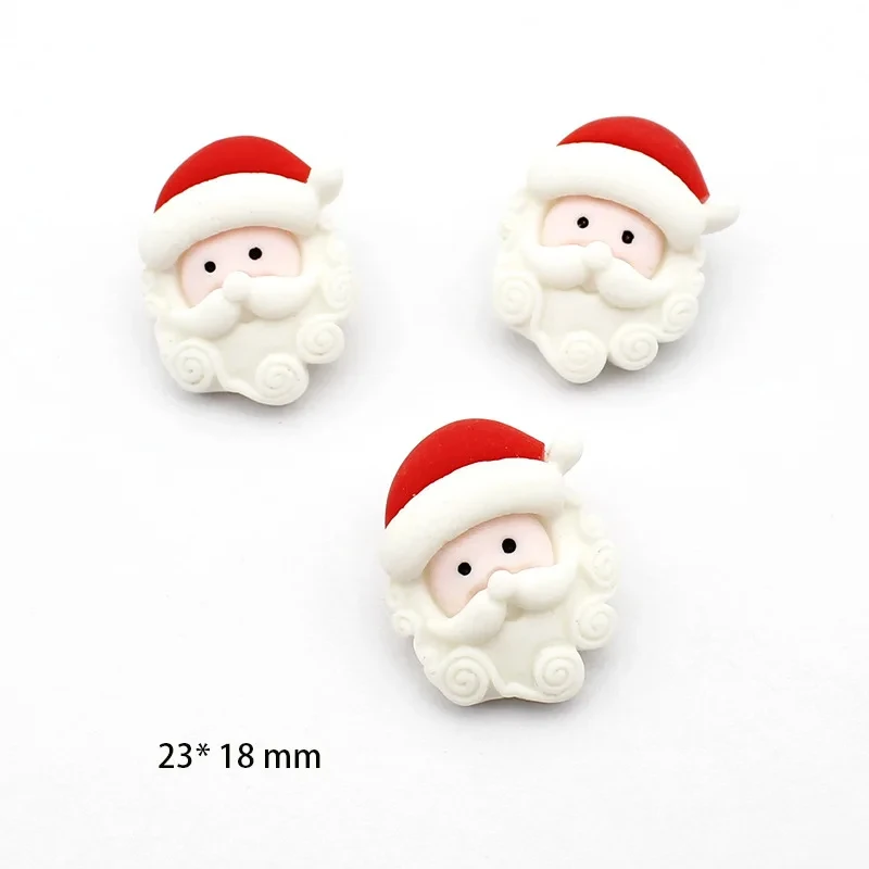 DIY Resin Buttons For Baby Kids Clothes Christmas Tree Bear Santa Sock Decorative Cartoon DIY Sewing Accessories