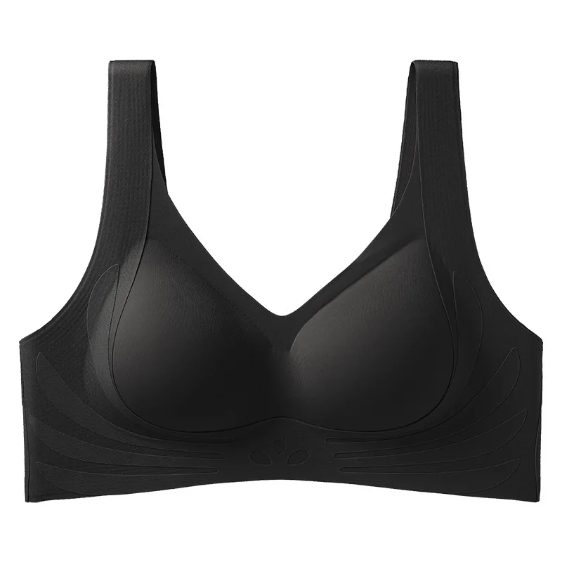 Customize Seamless Bra 586# Push Up Wire Free Padded Bralette Plus Size Women Seamless Girl Sport Bras For Women Fitness