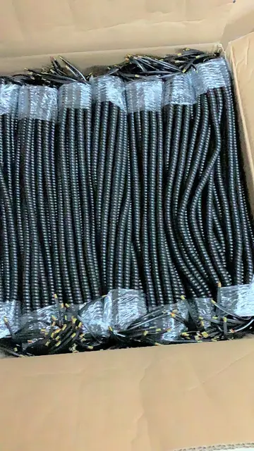  Hot selling 4 core pin RJ9 Spiral telephone