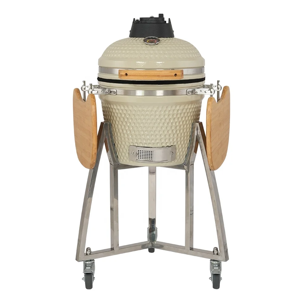 SEB KAMADO 16inch Barbecue Grills Ceramic Bbq Kamado Outdoor Camping Grill Kamado Bbq