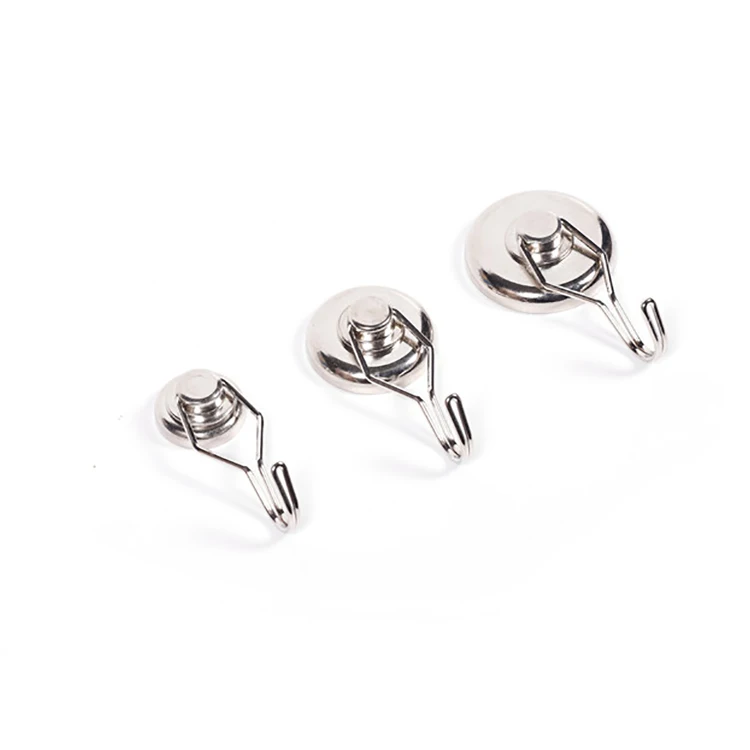 
Cheap Factory Price rotary swing magnetic hook neodymium rround fishing magnets cup magnet hooks kit pot with carabiner 