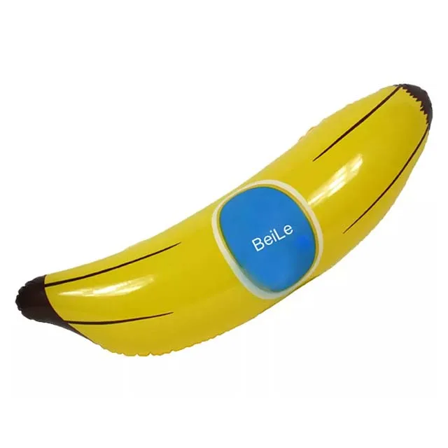 Inflatable Banana Pool Float Lie-on Fruit Swimming RingWater Toy Beach Air Mattress