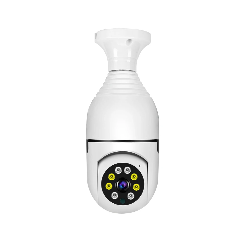 Light Security wifi Camera Surveillance HD 1080P 360 Panoramic Night Vision Two Way Audio Light Bulb Camera