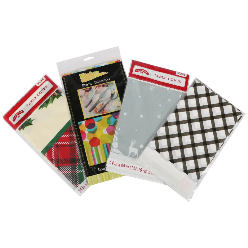 LDPE Custom Printed Table Cover Plastic Sheet For Table protection