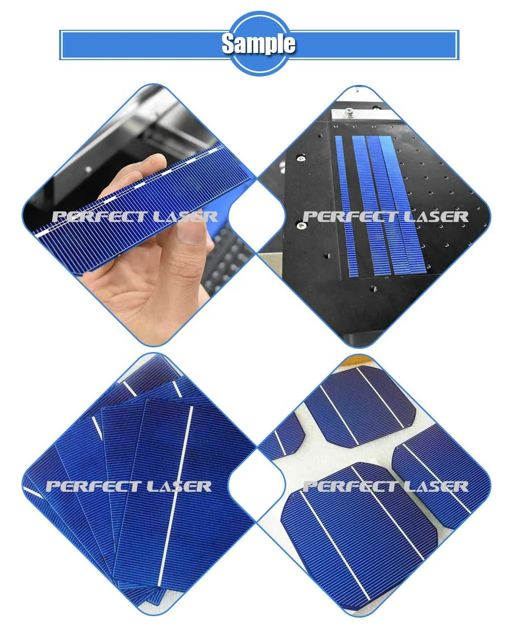 Perfect Laser 20W 50W New computer controlled fast speed Fiber laser solar cell scribing machine for metal and silicon,germanium