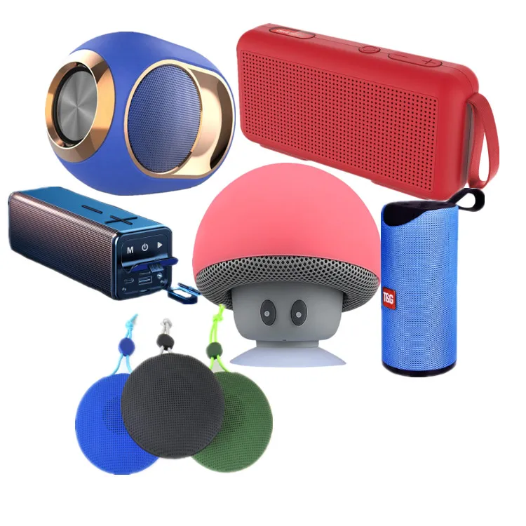 
New Arrival Mini Blutooth Wireless Portable Speaker 2021 for Small Subwoofer Bluetooth Speaker with Alarm clock TF led Mic 