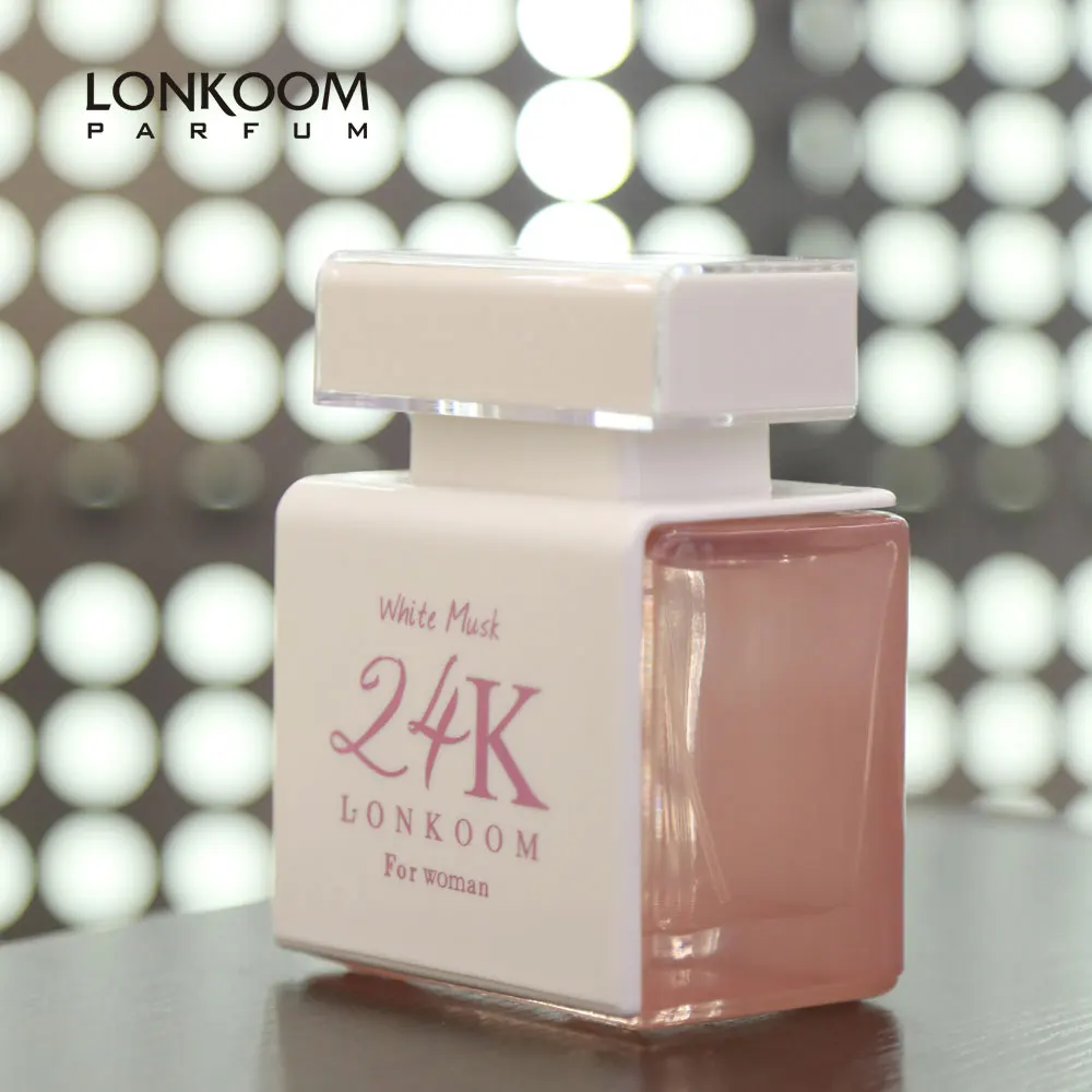 LONKOOM original perfumes 24K white musk women perfume body spray eau de parfum custom private label