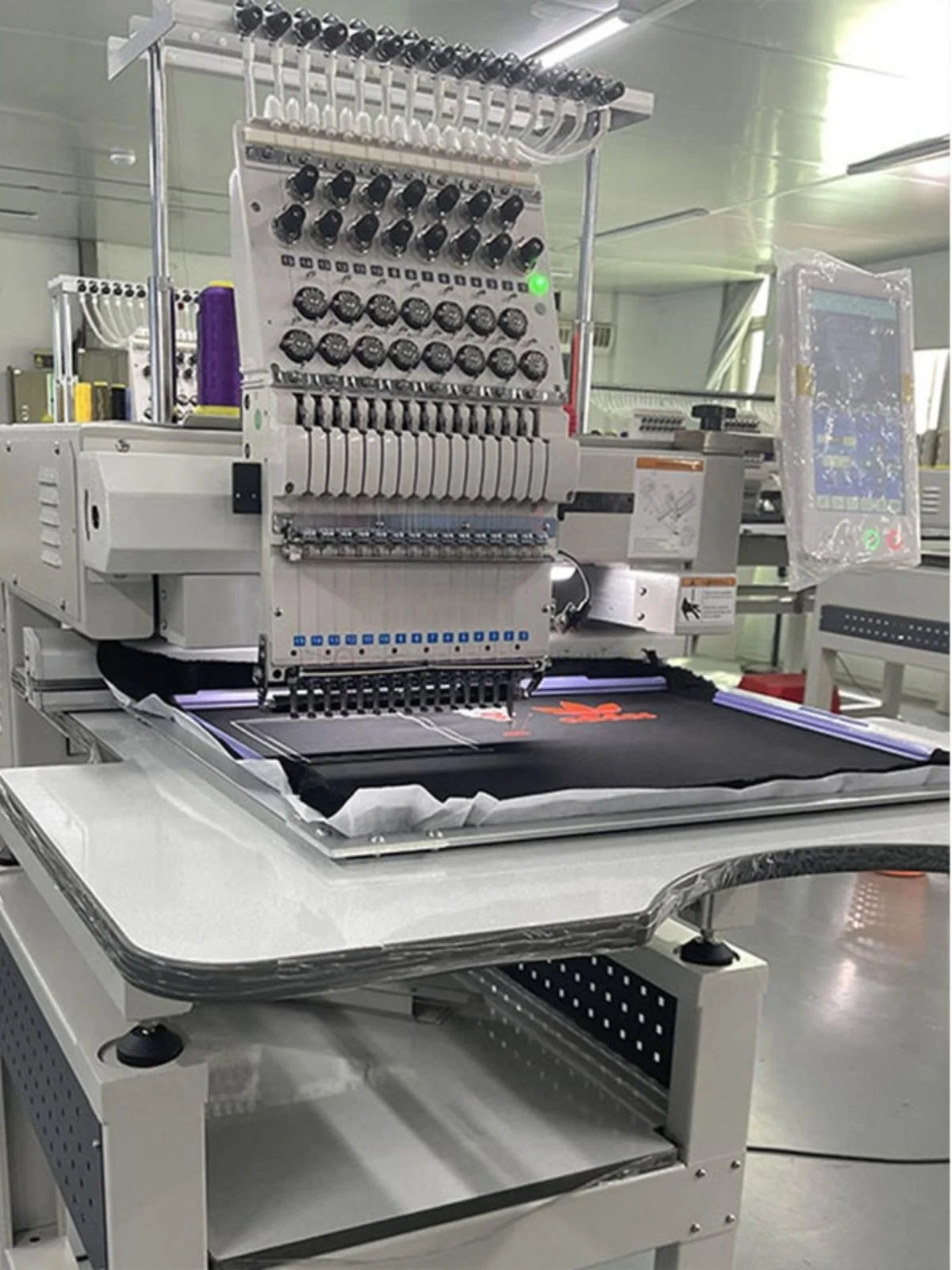 Industrial Multi needles Logo Automatic Hat 1/4/6 Head Computer Embroidery Machine Computerized Hat embroidery machine  for Sale