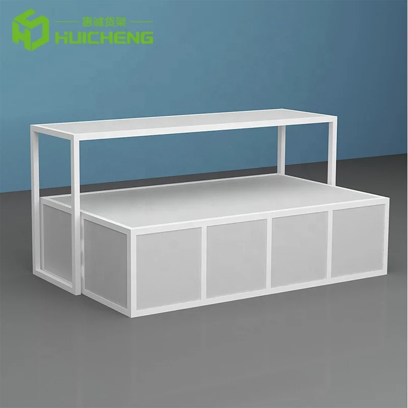 Customized Manufacturer wood Shelf Department store display racks shelving Nome style
