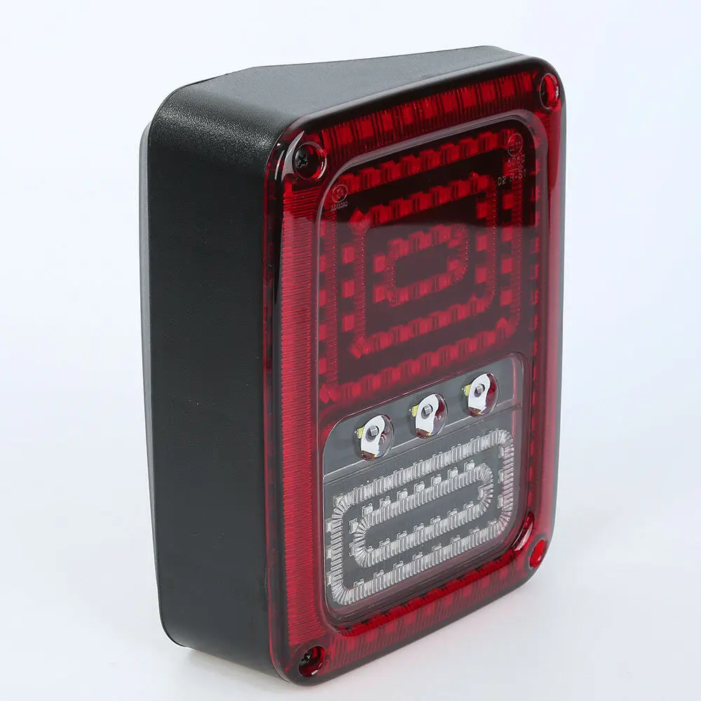 JT02 12 вольт spark мигающий светодиодные ленты хвост стоп для автомобиля грузовик хвост лампа комбинации