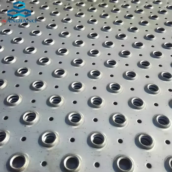 Prices roof steel structure metal galvanized aluminum catwalk ladder plank safety walkway anti skid perforated plate