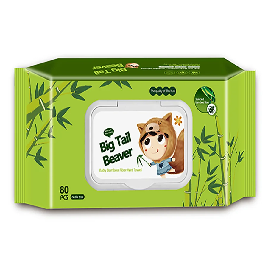Baby hand and mouth Wipes RO pure Water no alcohol  Baby Wipes bamboo fiber