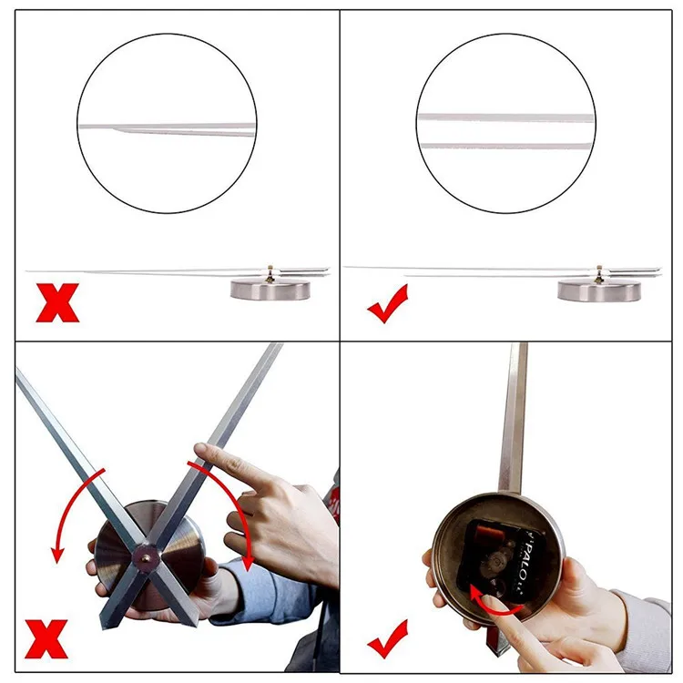 Novelty Home Watch Wall 3D Large Size Wall Clocks Acrylic Diy Digital Duvar Saati