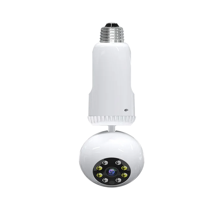 Bulb camera 360-degree HD night vision wireless wifi mobile phone remote control 1080p CCTV hidden camer