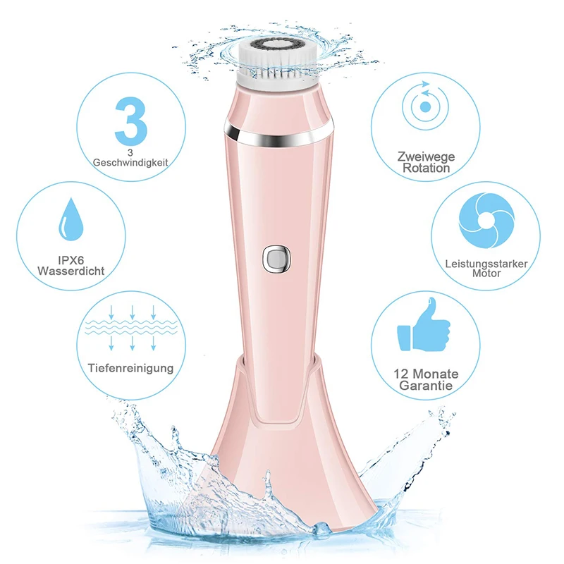 New Wireless Electric Cleaning Brush 4-In-1 Waterproof Private Brand Mascara Cleansing Brush for Men and Women