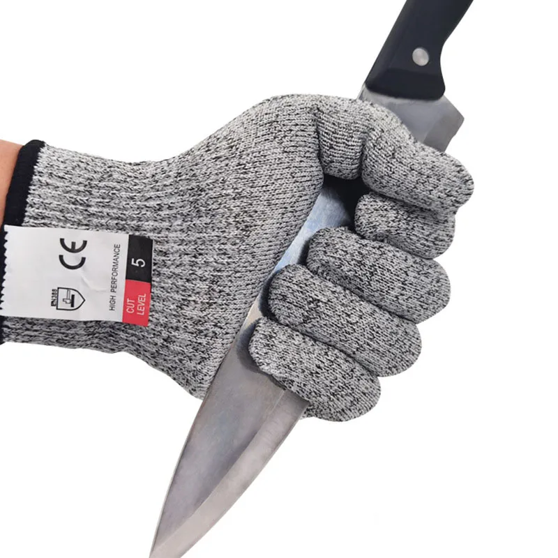 HPPE Nitrile Coated Cut Resistant Safety Work Gloves Level 5 Anti Cut Gloves for Construction
