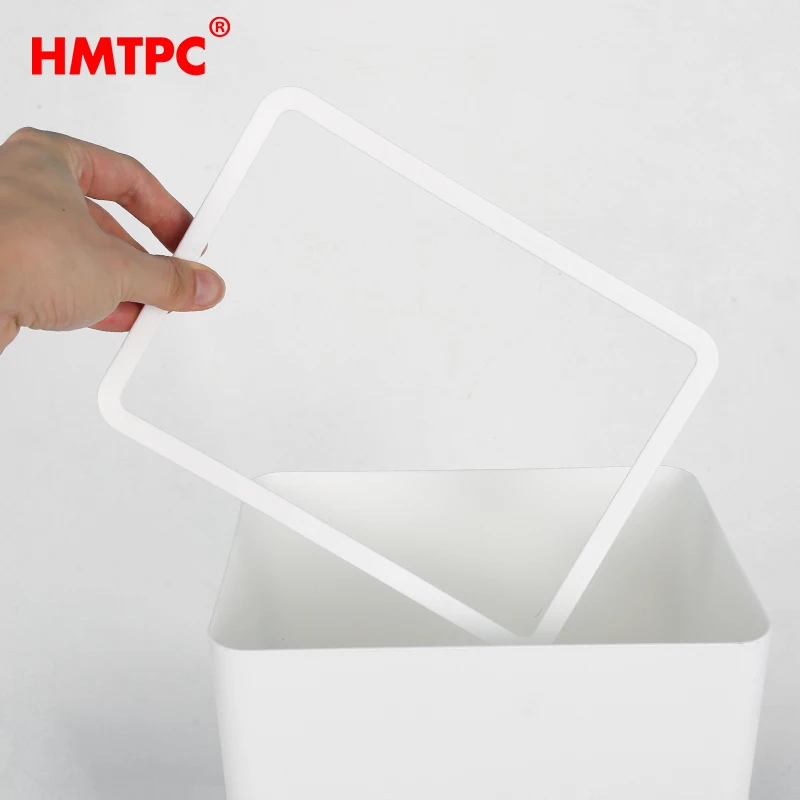 Double Opening Lid 17 Liter ABS Smart Sensor Plastic Waste Garbage Bin Indoor Trash Can Container Storage With Removable Battery