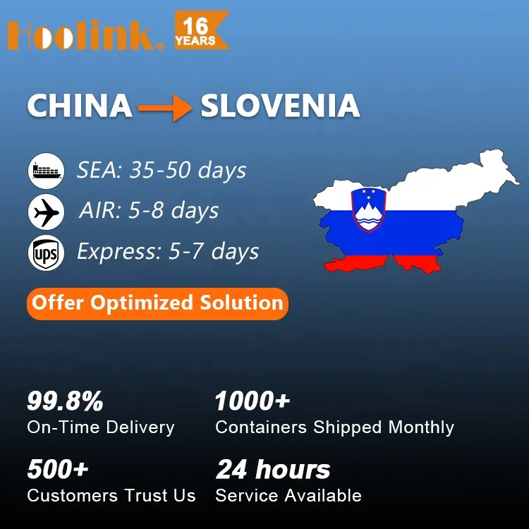 DDP Cargo Logistic Service Agency By Sea Air Freight LCL FCL Container Forwarder Shipping From China To Slovenia