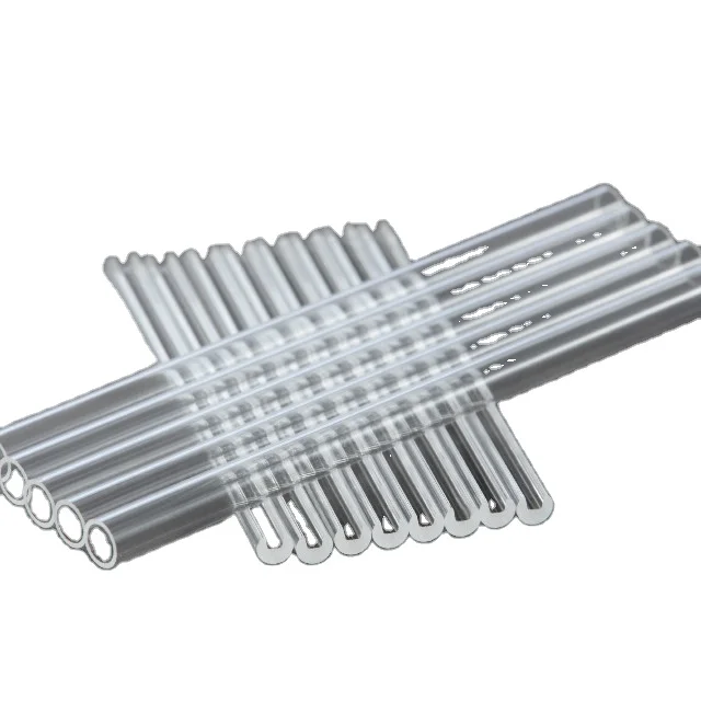 Dia4.6L130 High Temperature Resistance Heteromorphic Quartz Substrate & Quartz Tubes