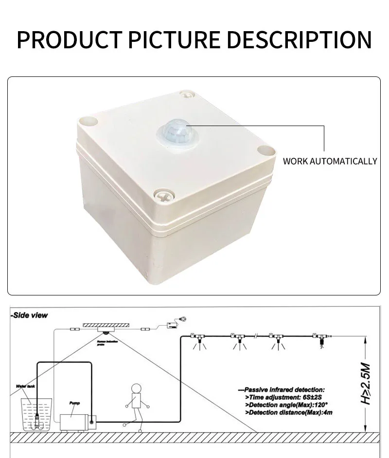 
Instant Sterilizer disinfection system for tunnel with infared sensor sterilizing system 