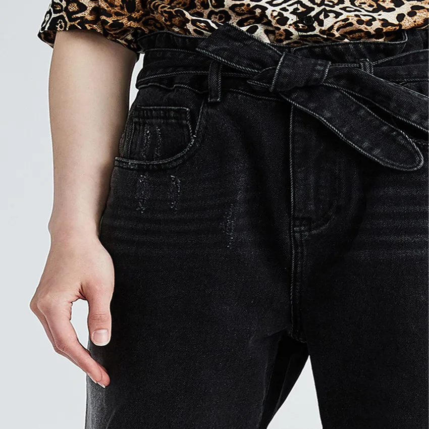 
4 Seasons High Quality Casual Loose Boyfriend Baggy Jeans Hombr For Women 