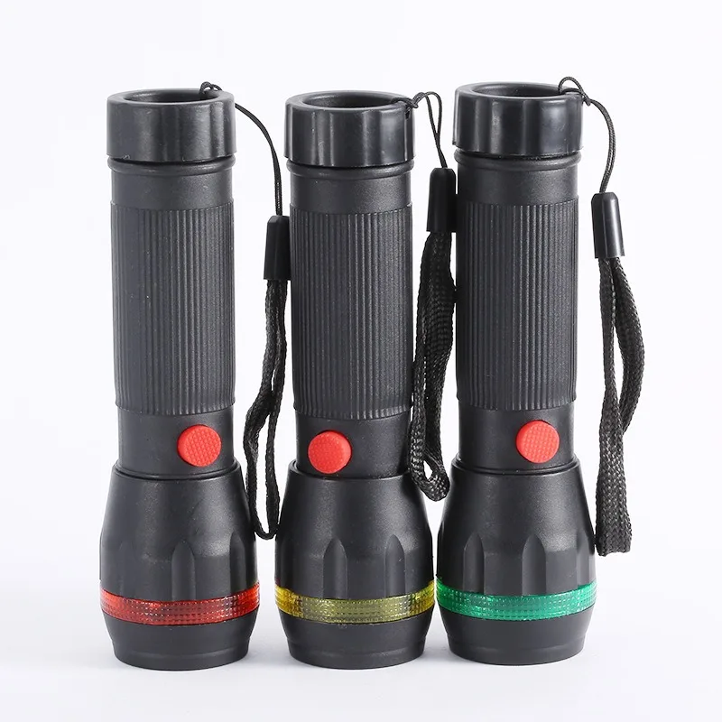 wholesale mini Plastic led flashlight 3 AAA battery with zoom in zoom out extremely bright lighting flashlight