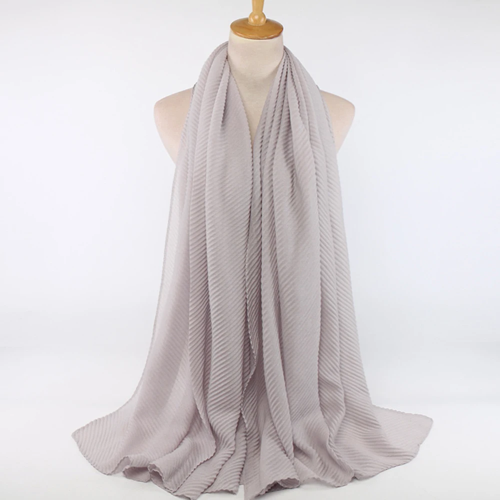 
Zakiyyah YW112 Pturkish dress pakistani hijab style solid color cotton niqab with twill pleated 