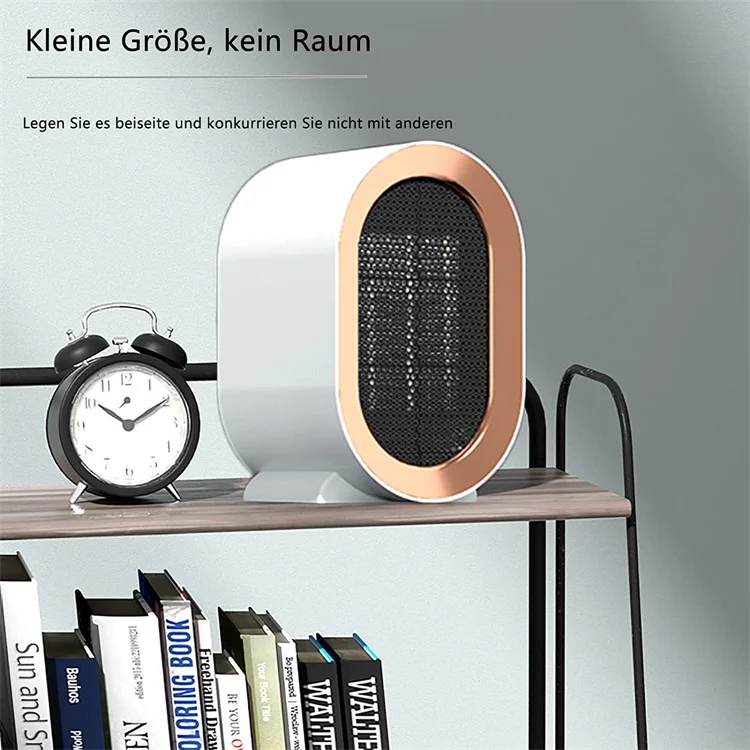 Low Noise Overheating Protection 1200W Fan Heater Electric Heating Ceramic Portable Room Electric Fan Heater Plug In