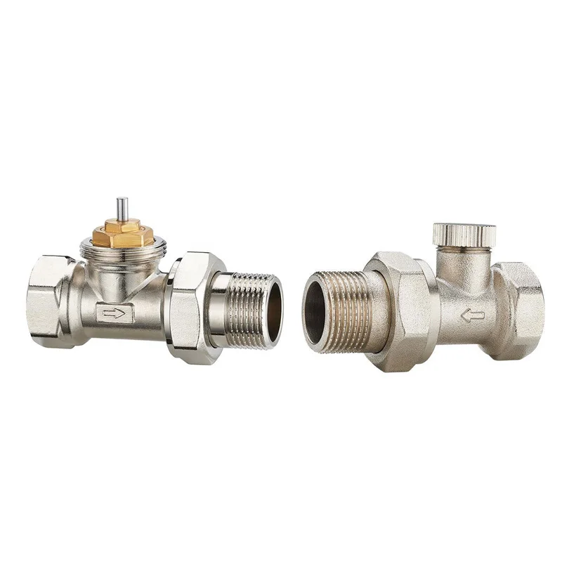 BAIYILUN hvac system HPb58-3 Brass forged nickel plated G3/4 radiator valve TRV