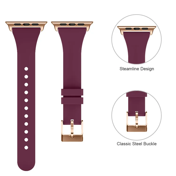  Силиконовый резиновый спортивный ремешок для наручных часов apple watch band Iwatch series