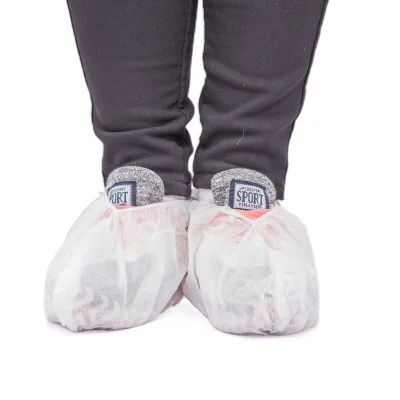 White Color Disposable Biodegradable SMS Nonwoven Shoe Covers