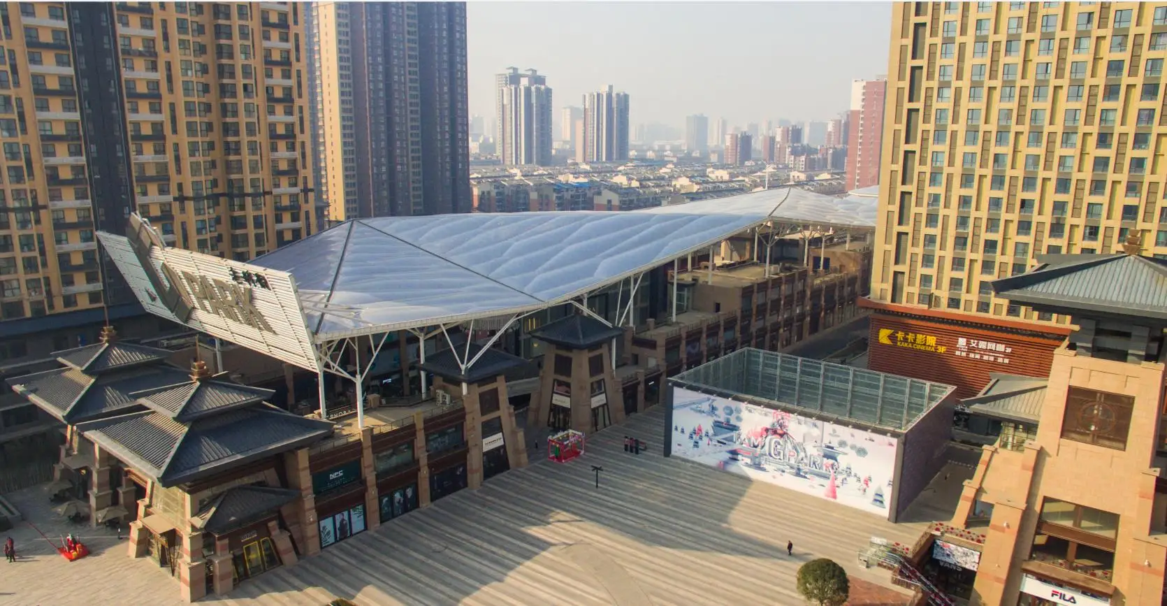 Качество ЭТФЭ пленка здания архитектурная конструкцию крыши