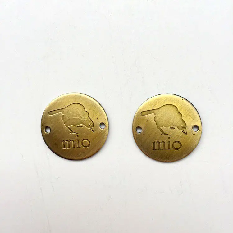 Wholesale 3d Embossed Sign Custom Metal Nameplate  antiquated Logo Engraving brass nameplate