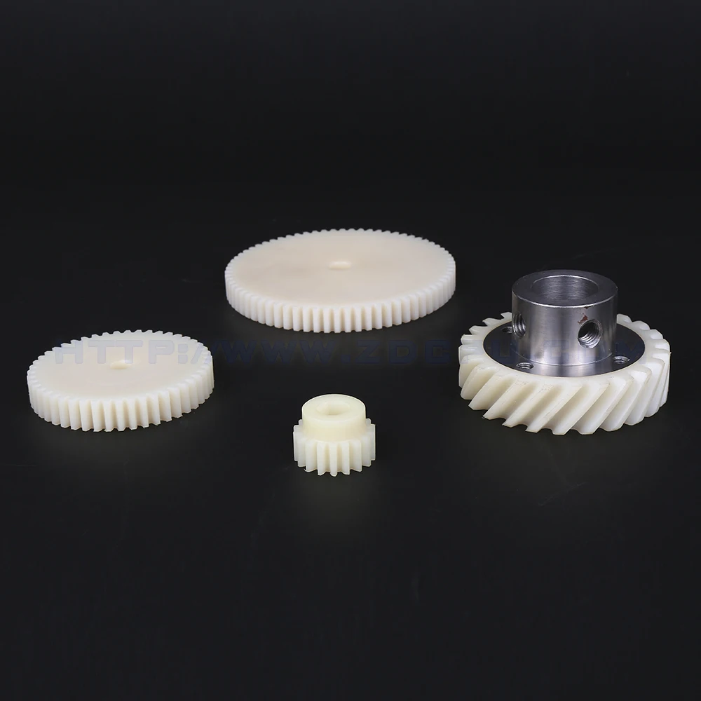 Custom Precision Durable Small Nylon Plastic Spur Wheel Gears For Sale